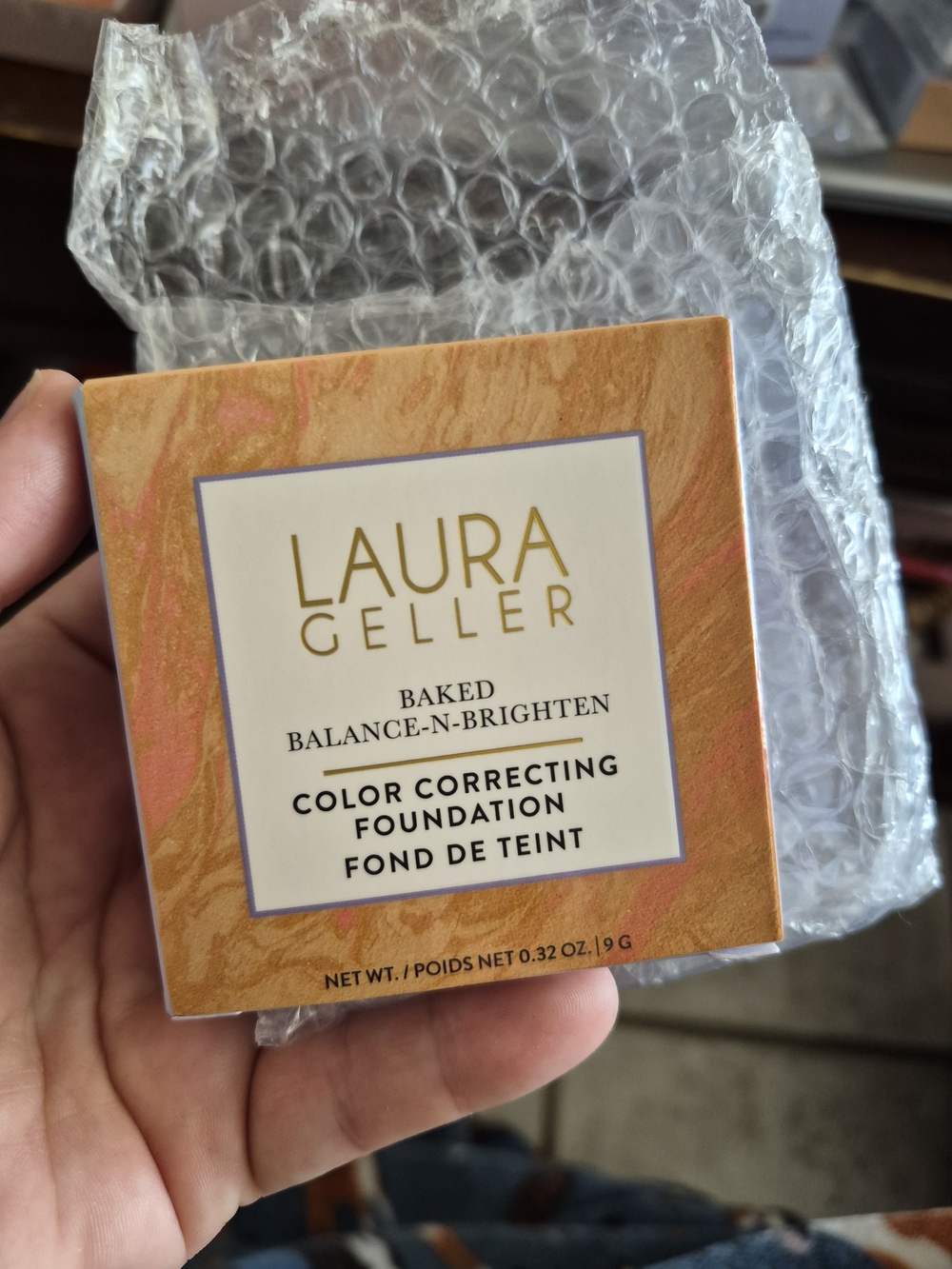 Laura Geller Color Correcting Foundation- Baked Balance-N-brighten - Porcelain